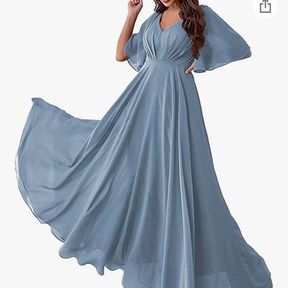 Dusty Blue Bridesmaid dress